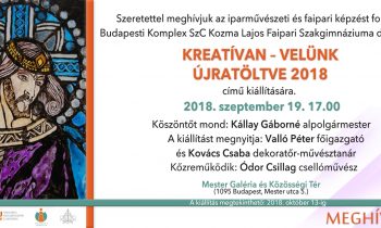 KREATÍVAN-VELÜNK      ÚJRATÖLTVE 2018.