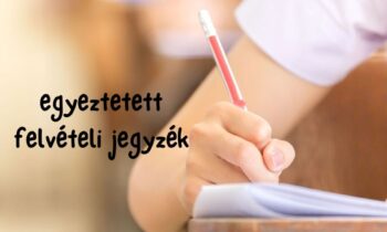 Egyeztetett felvételi jegyzék